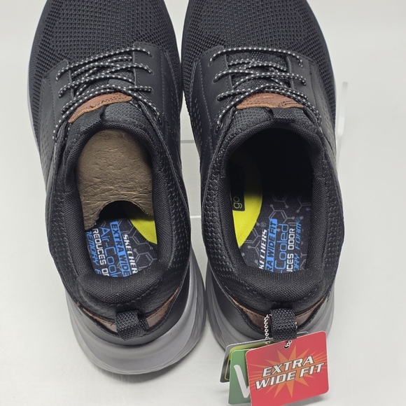 Skechers Men’s Size 9 Shoes Black Slip On Relaxed Fit Hands Free 210892WW New main image 12